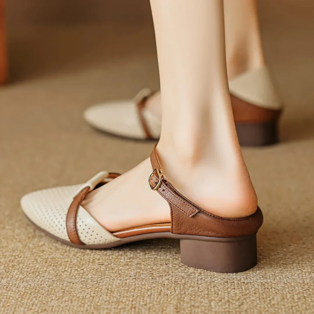 Julion Genuine Leather Heels