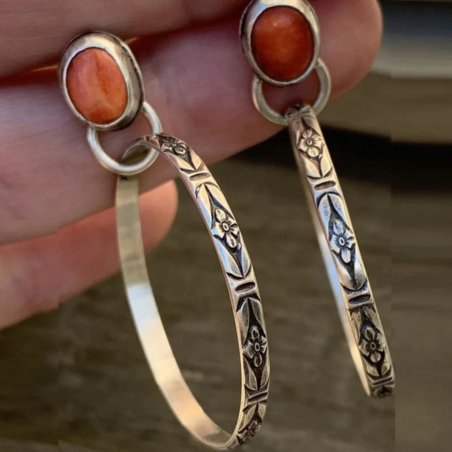 Elegant Vintage-Inspired Onyx Earrings