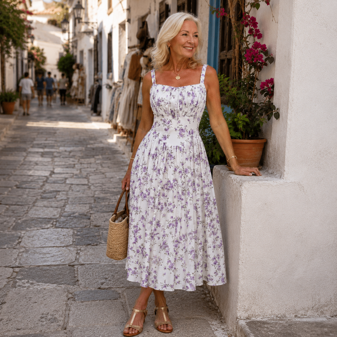 CLAIRE™ | Elegant Floral Summer Dress
