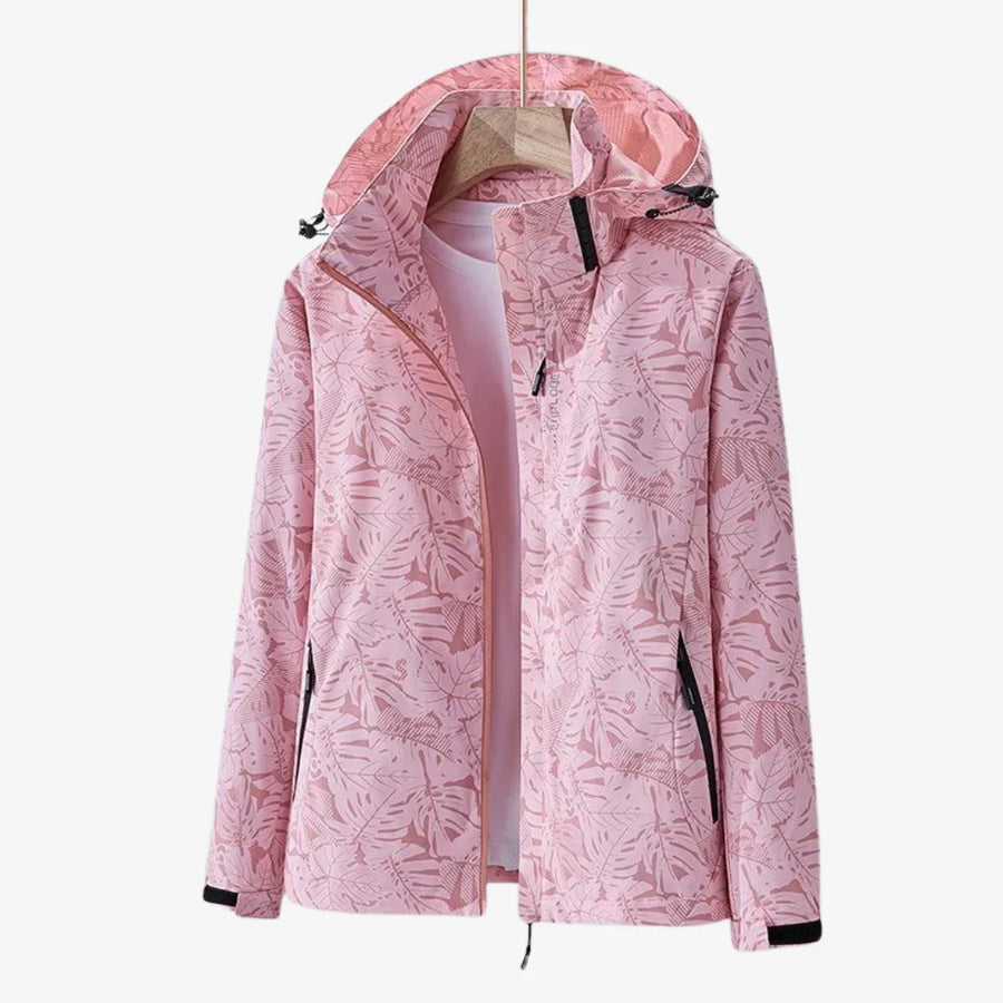 Women’s Lightweight Hooded Packable Windbreaker Jacket