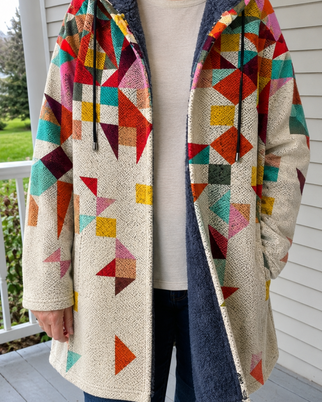 Cassandra Bohemian Patchwork Coat