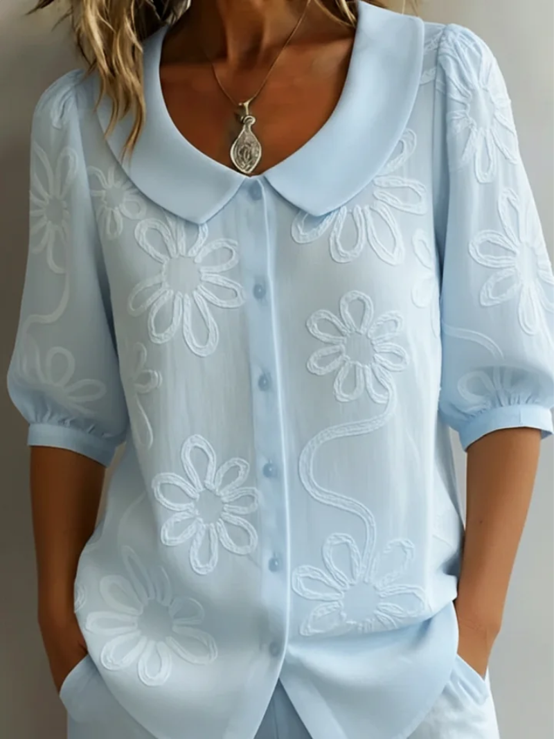 Bailey | Stylish Embroidered Floral Blouse
