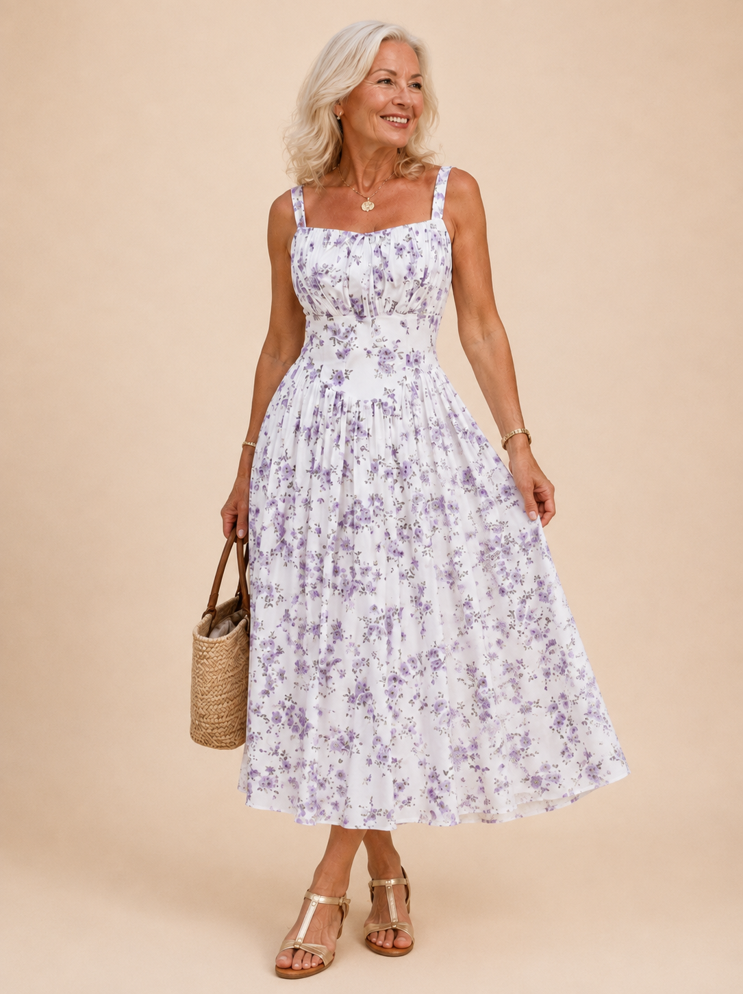 CLAIRE™ | Elegant Floral Summer Dress