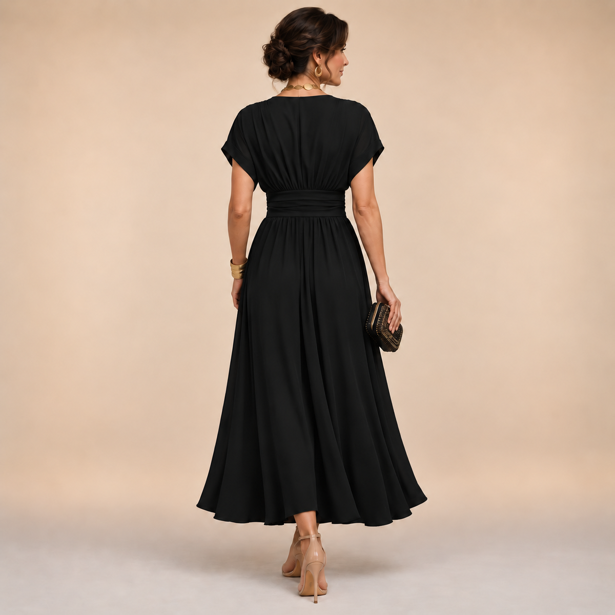 Amelia | Wrap Midi Dress
