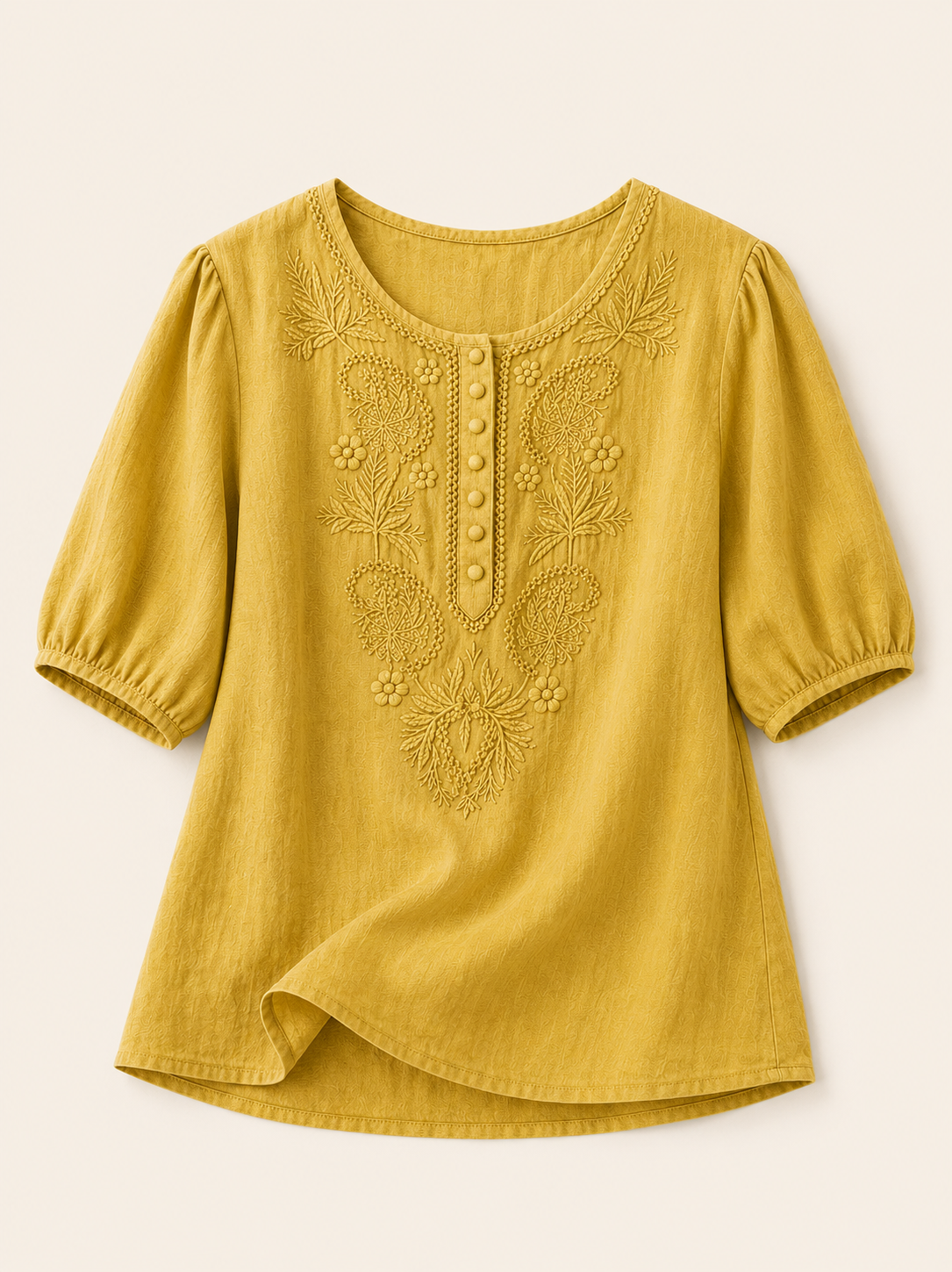 Verena Cotton Linen Blouse