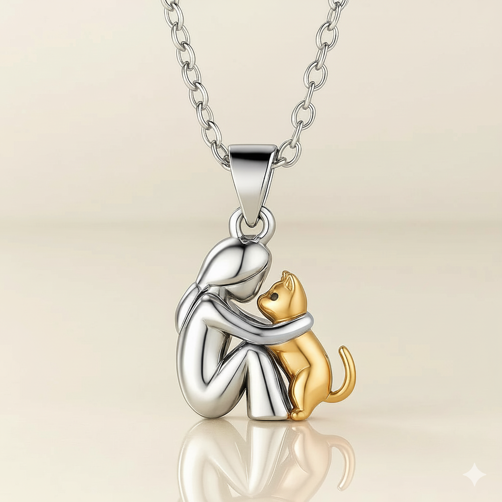 Loving Cat Necklace