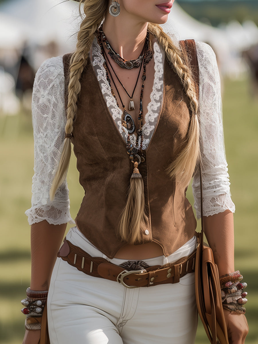 Alaina | Elegant And Romantic Western Blouse