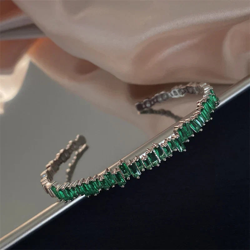 Leonore Emerald Crystal Ring