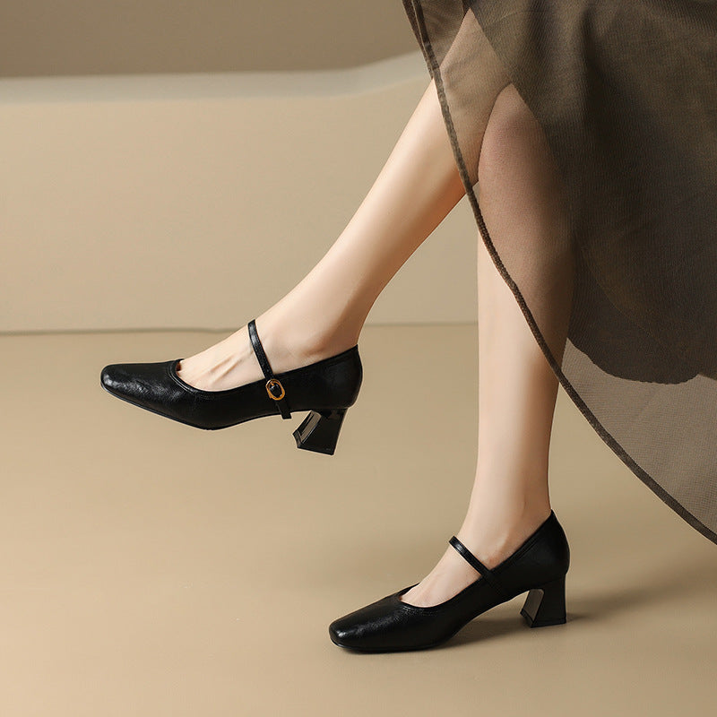 Aeri Leather Heels
