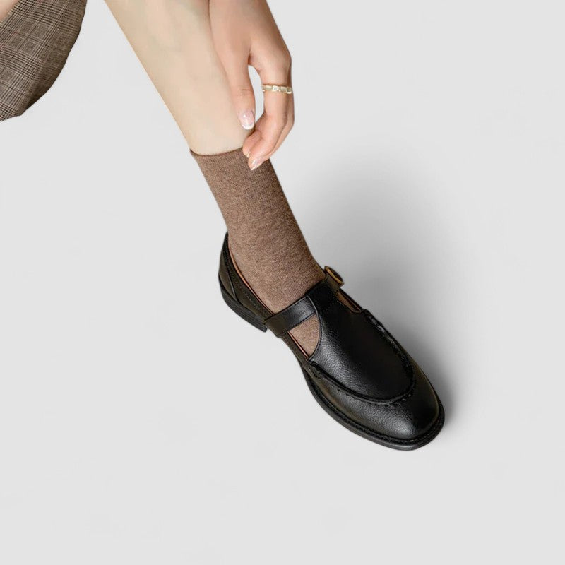Vivienne | Orthopedic Square-Toe Mary Jane Shoes
