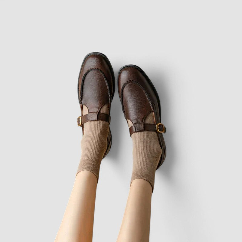 Vivienne | Orthopedic Square-Toe Mary Jane Shoes