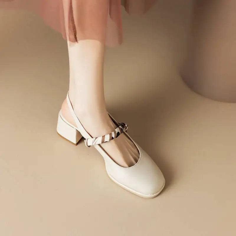 Dahlia Block Heels
