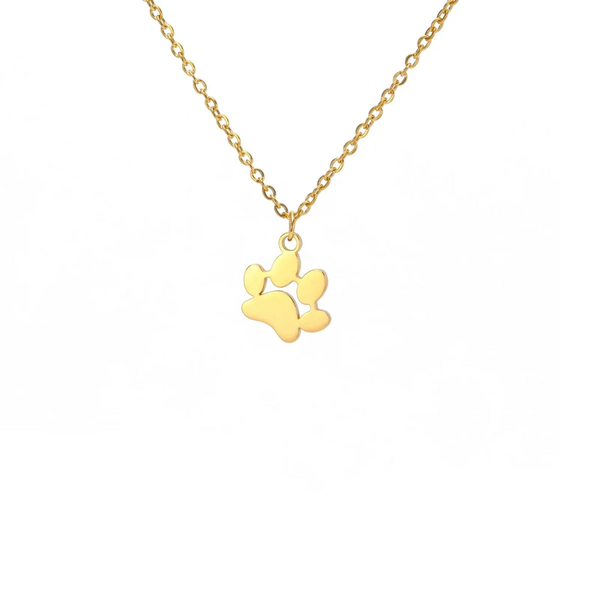 Elegant Stainless Steel Paw Necklace