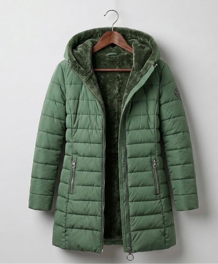 Anna Quilted A-Line Winter Coat