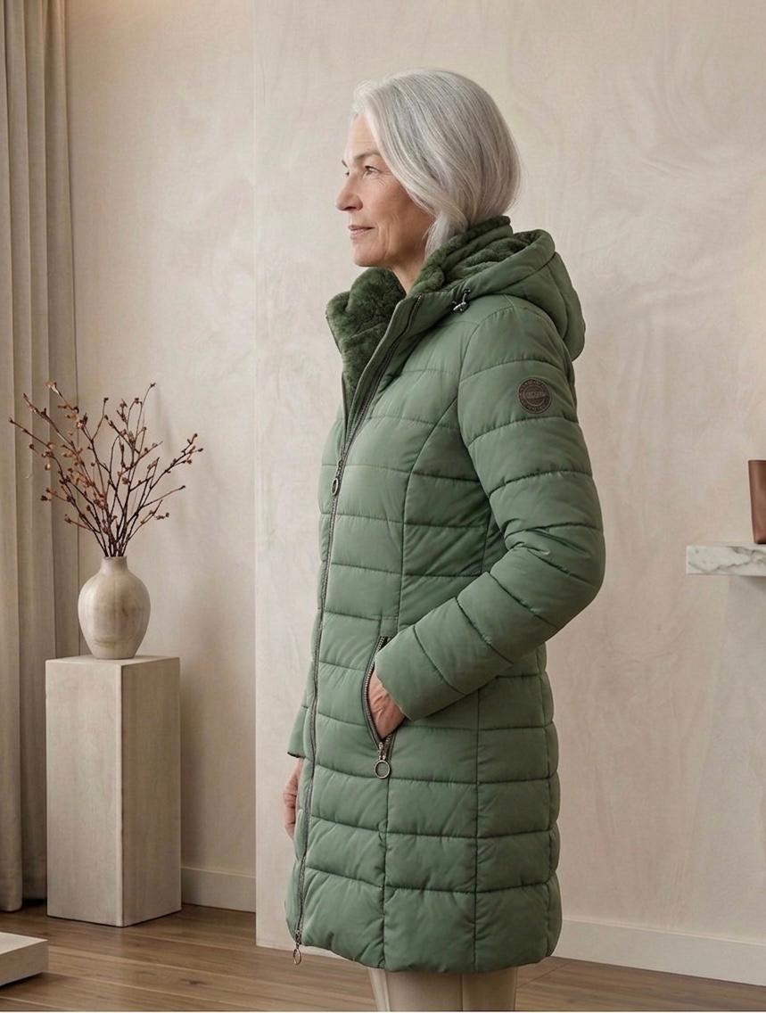 Anna Quilted A-Line Winter Coat