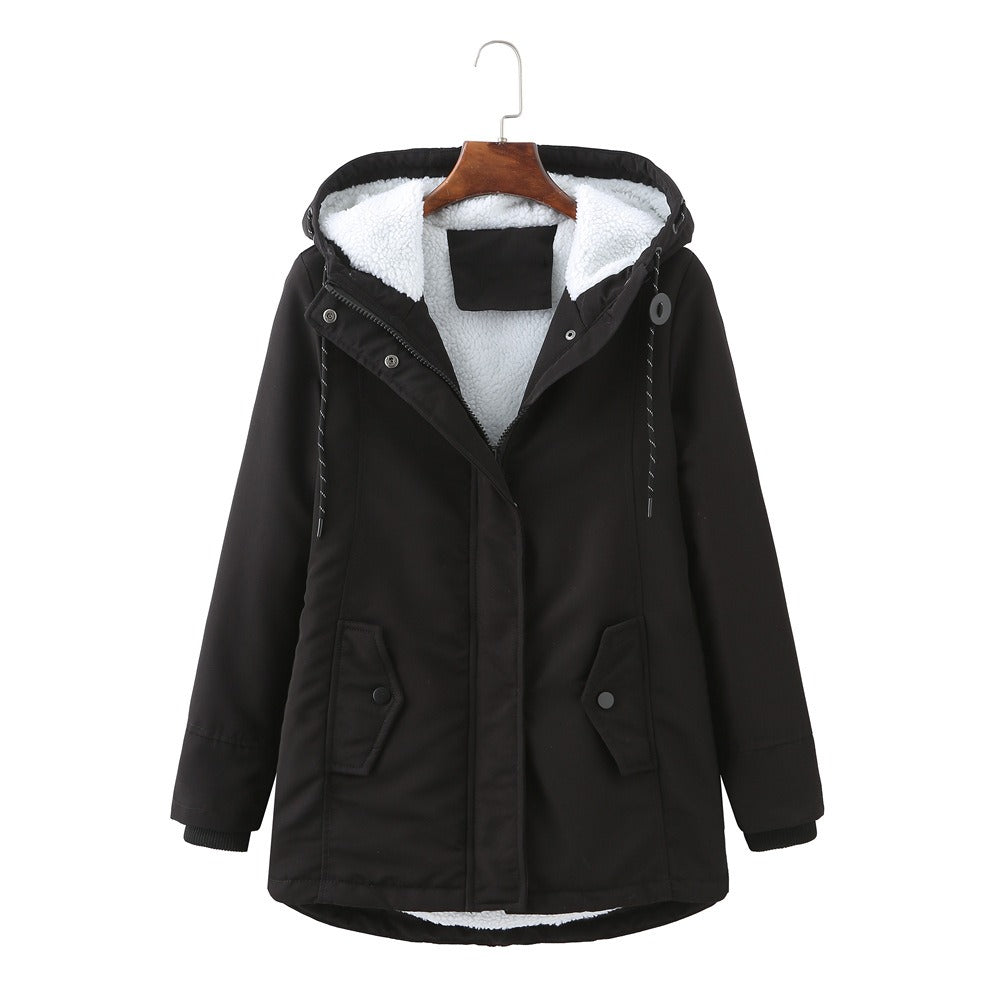 Women’s Long Hooded Insulated Parka