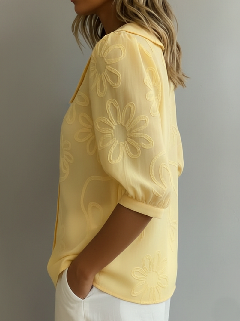 Bailey | Stylish Embroidered Floral Blouse