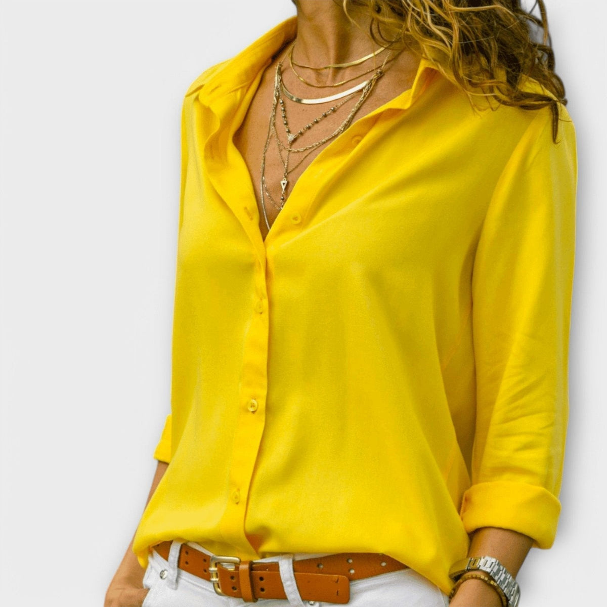 Elysian | Elegant Refined Button-Up Blouse