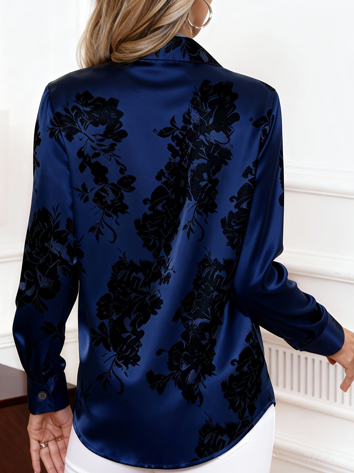 Zara | Elegant Floral Printed Blouse
