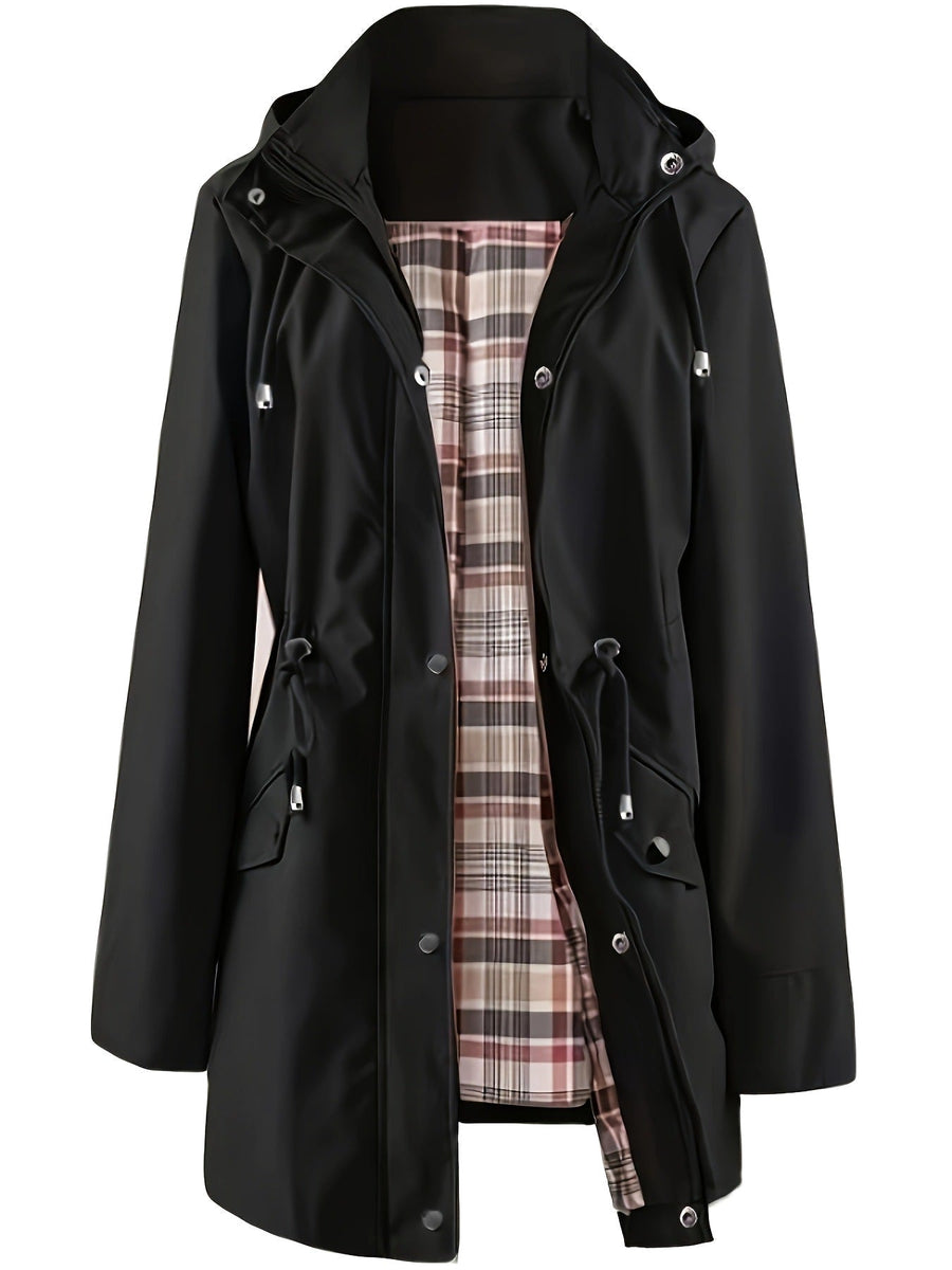 Gastown Tartan-Lined Rain Parka