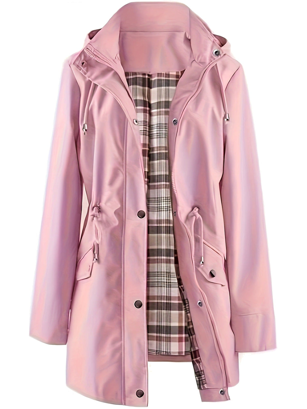 Gastown Tartan-Lined Rain Parka