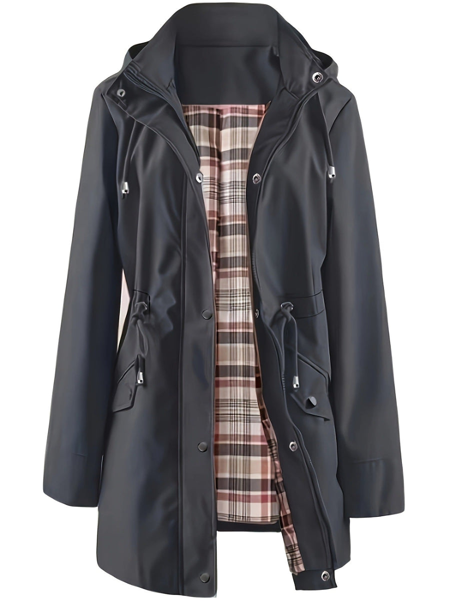 Gastown Tartan-Lined Rain Parka