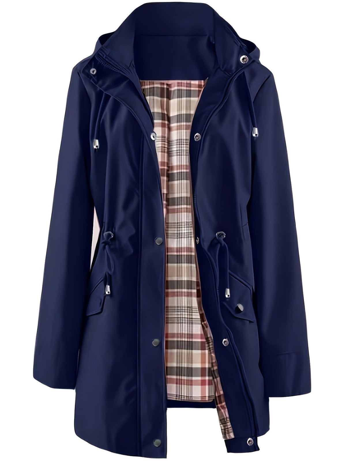 Gastown Tartan-Lined Rain Parka
