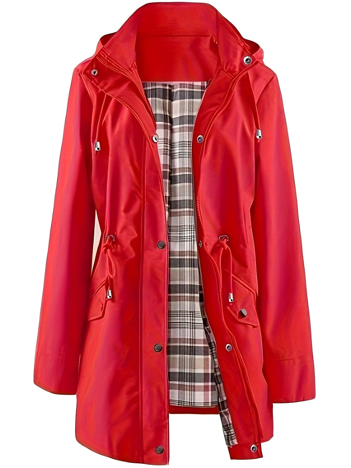 Gastown Tartan-Lined Rain Parka