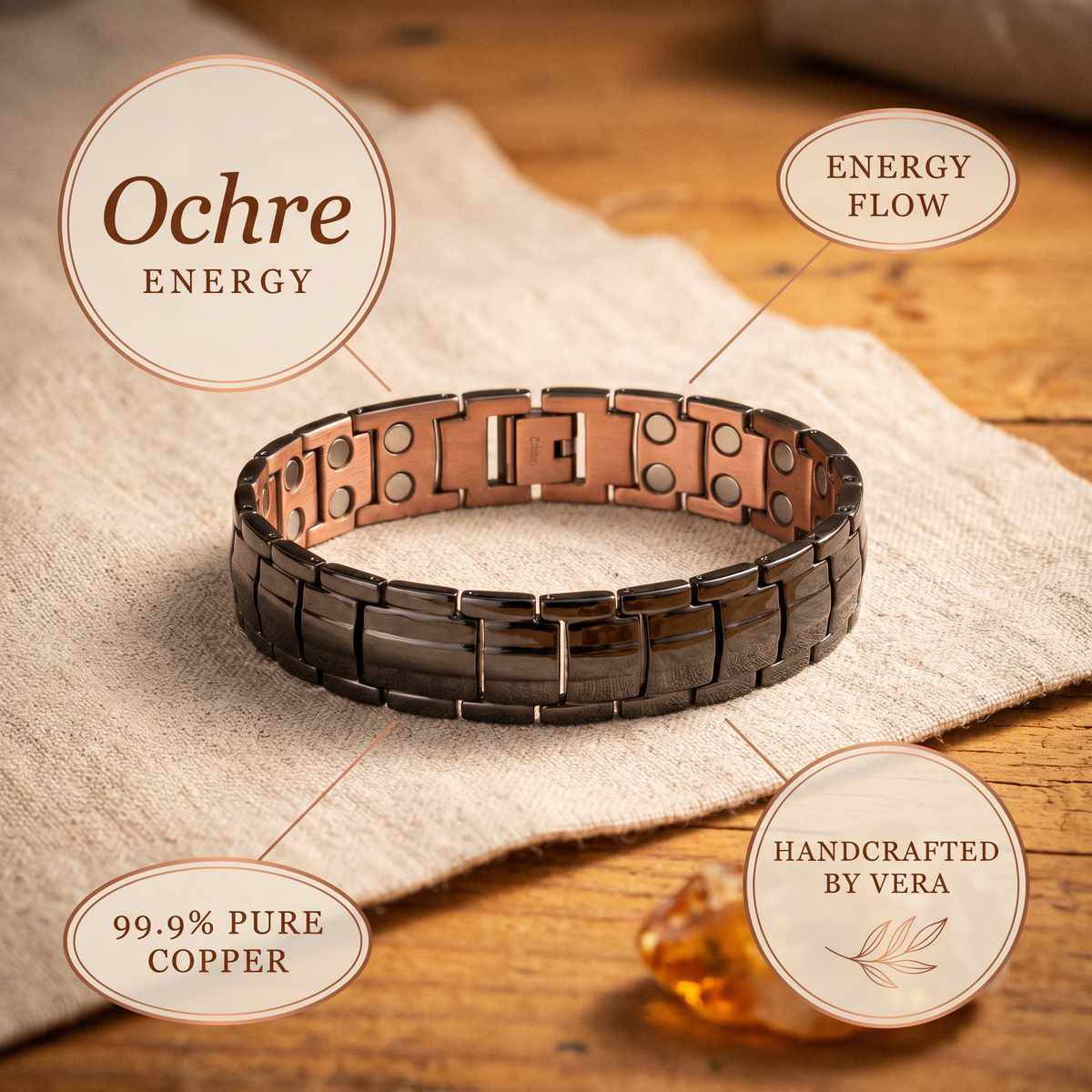 Ochre Men's Copper Bracelet
