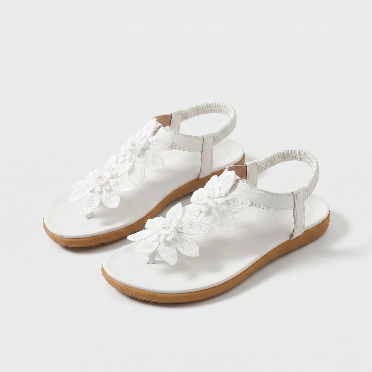 Fiorella Floral-Embellished Orthopaedic Sandals