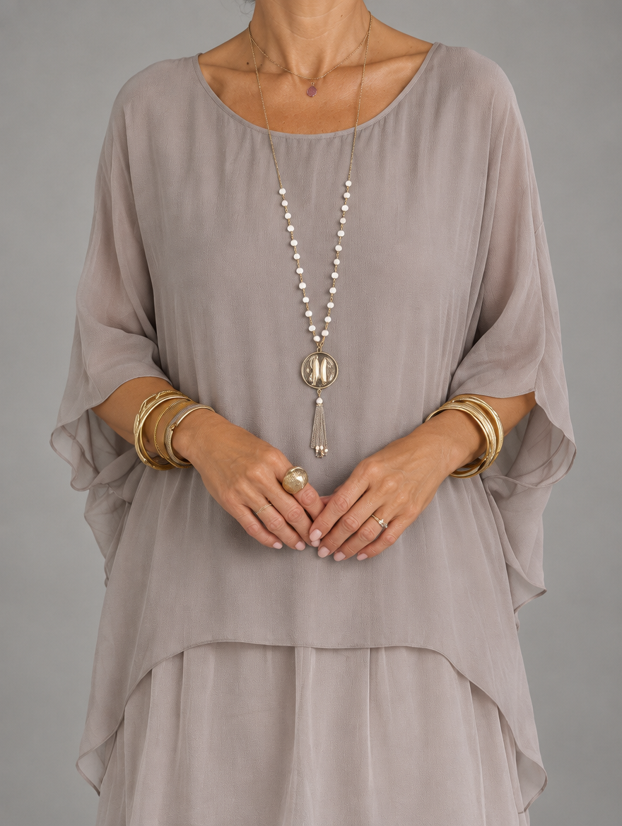 Lara™ | Elegant Flowing Maxi Dress