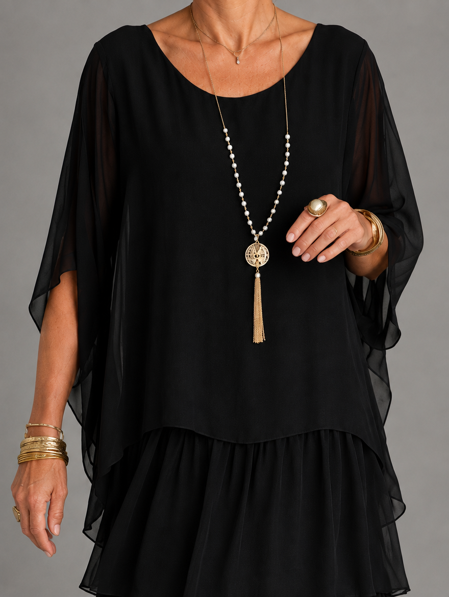 Lara™ | Elegant Flowing Maxi Dress