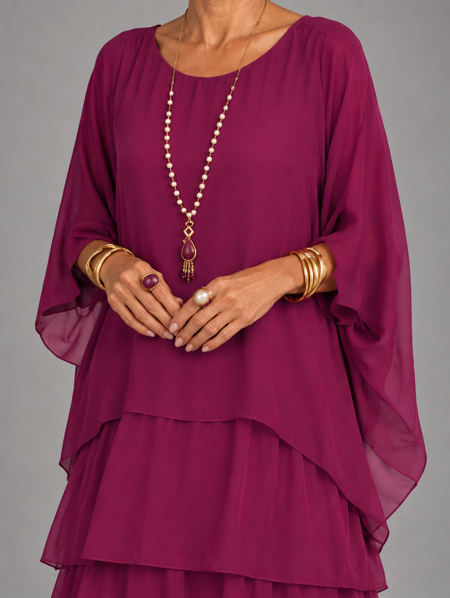 Lara™ | Elegant Flowing Maxi Dress