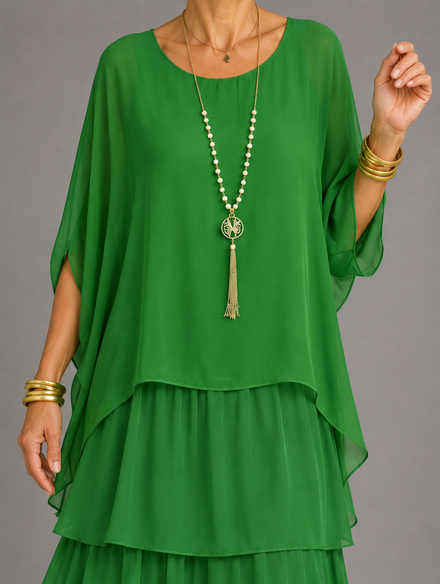 Lara™ | Elegant Flowing Maxi Dress