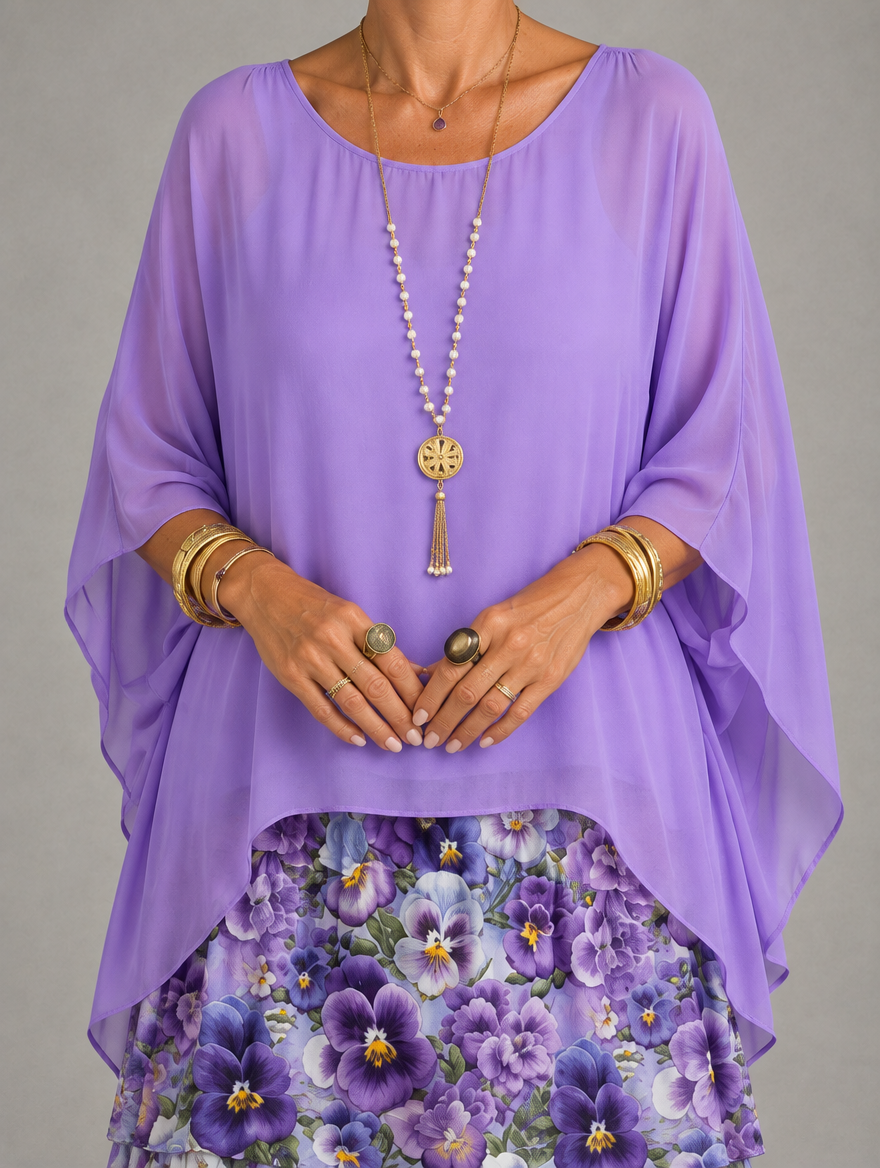 Lara™ | Elegant Flowing Maxi Dress