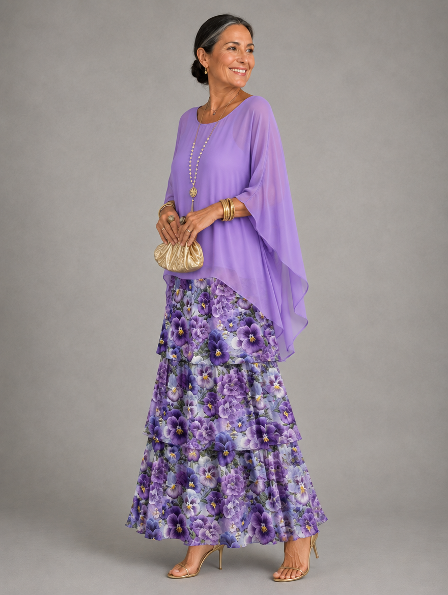 Lara™ | Elegant Flowing Maxi Dress