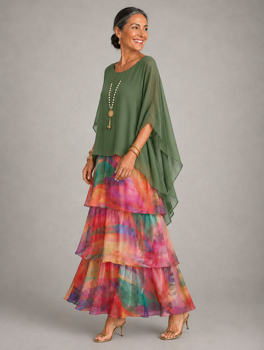 Lara™ | Elegant Flowing Maxi Dress