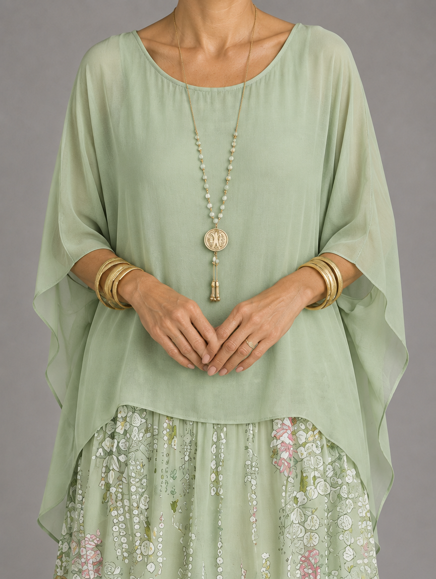 Lara™ | Elegant Flowing Maxi Dress
