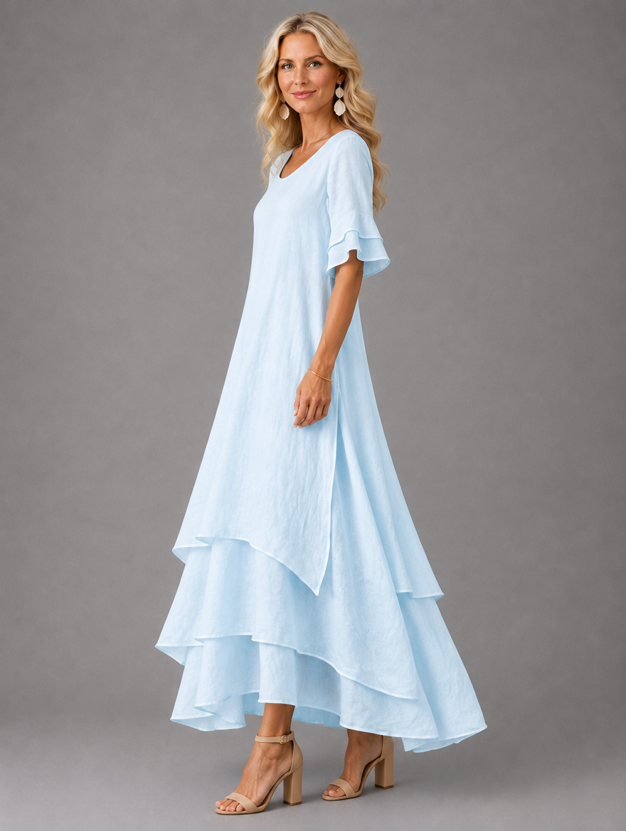 Liora™ | Flowing Grace Maxi Dress