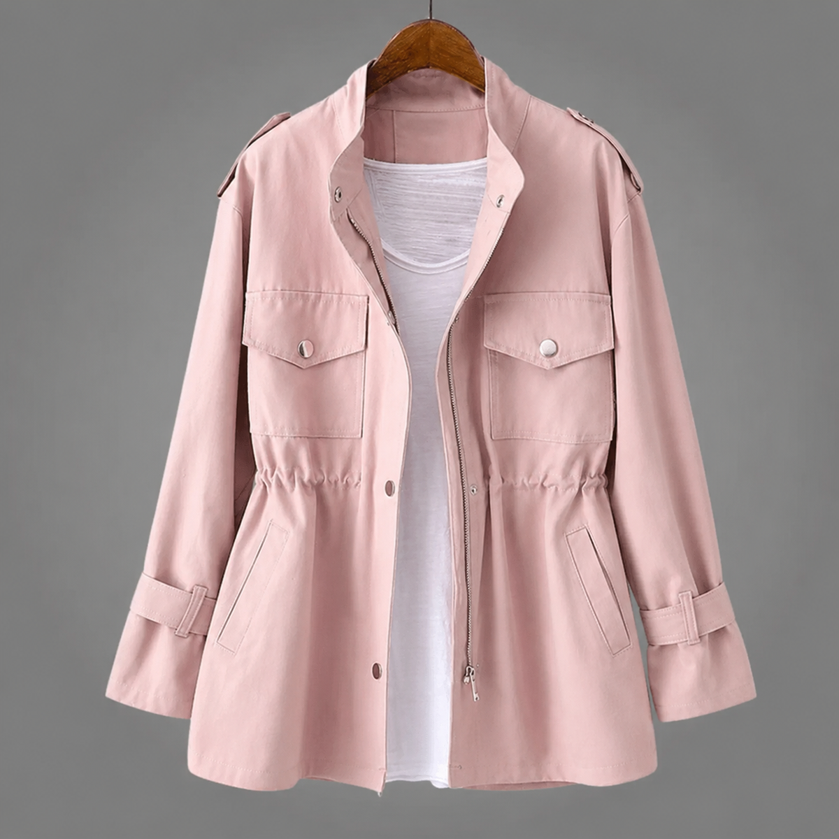 Women’s Belted Double-Breasted Winter Coat