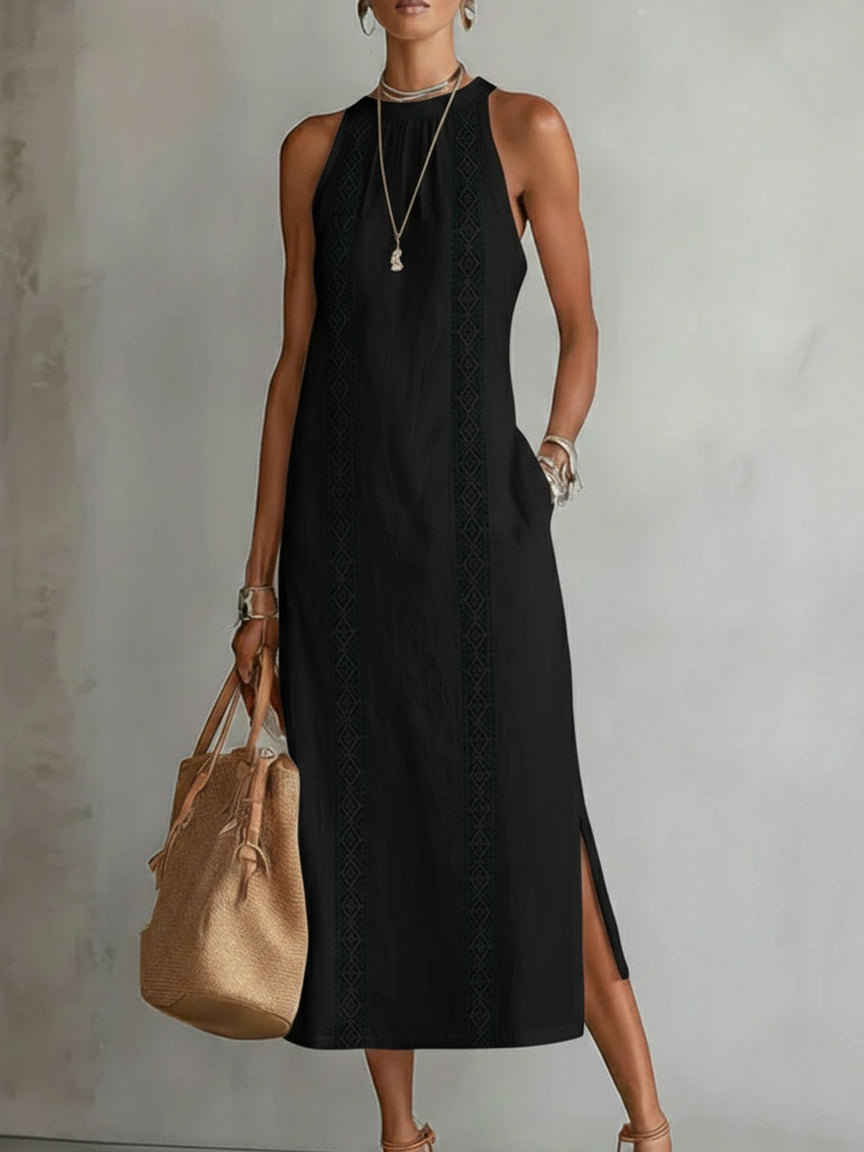 Women’s Sleeveless Midi Cocktail Dress