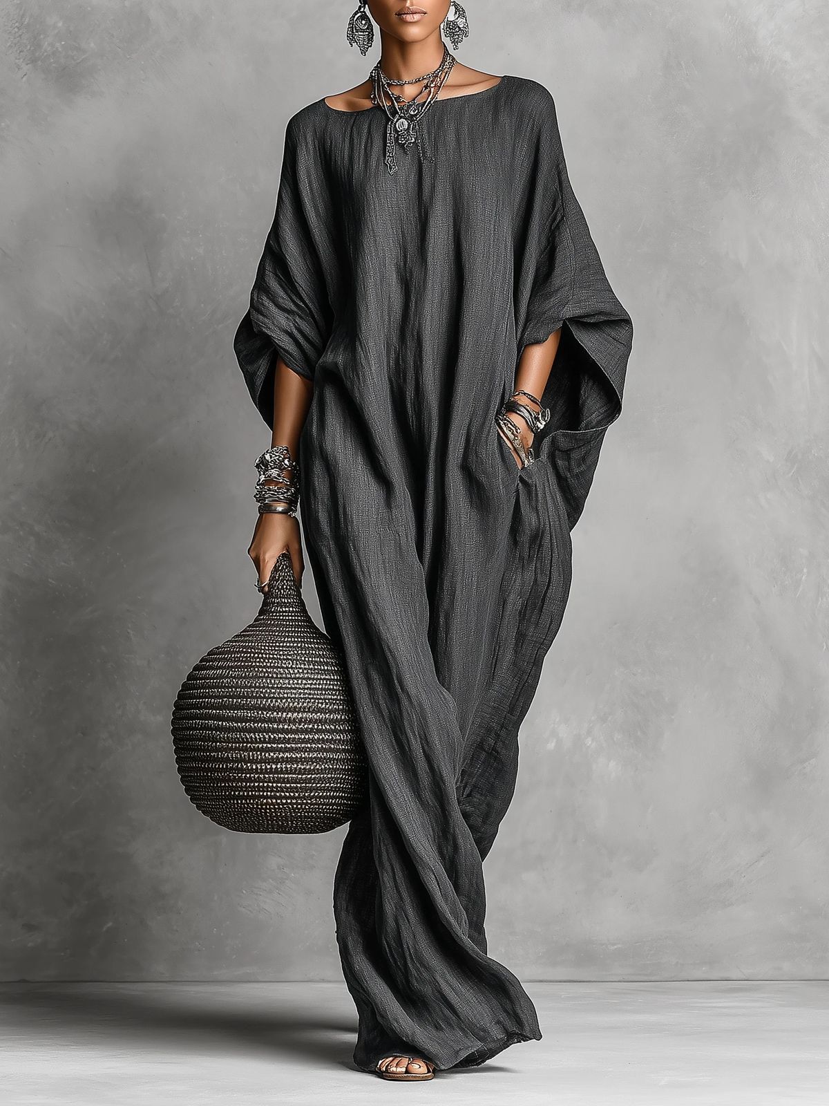 Women’s Oversized Casual Maxi Dress