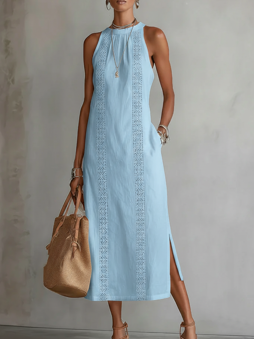 Women’s Sleeveless Cocktail Midi Dress